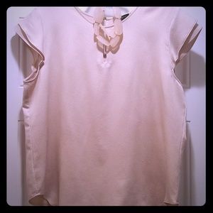 Ann Taylo Cream/light pink top.